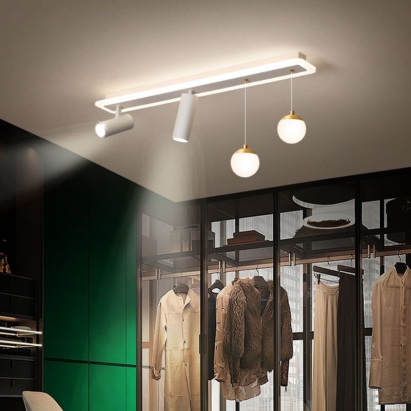 Éclairage linéaire à LED blanche Fixtures d'éclairage à ébullition moderne Lumière à ébullition