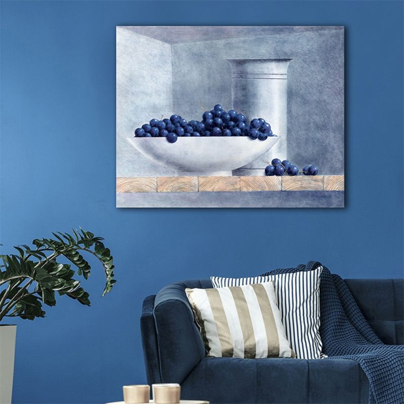 Light Color Tasty Fruits Canvas Modern Art Style Textured Wall Decor for Living Room