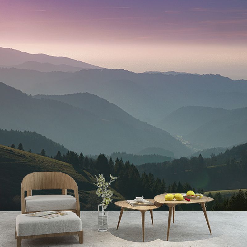 Photography Stain Resistant Wallpaper Forest Living Room Wall Mural