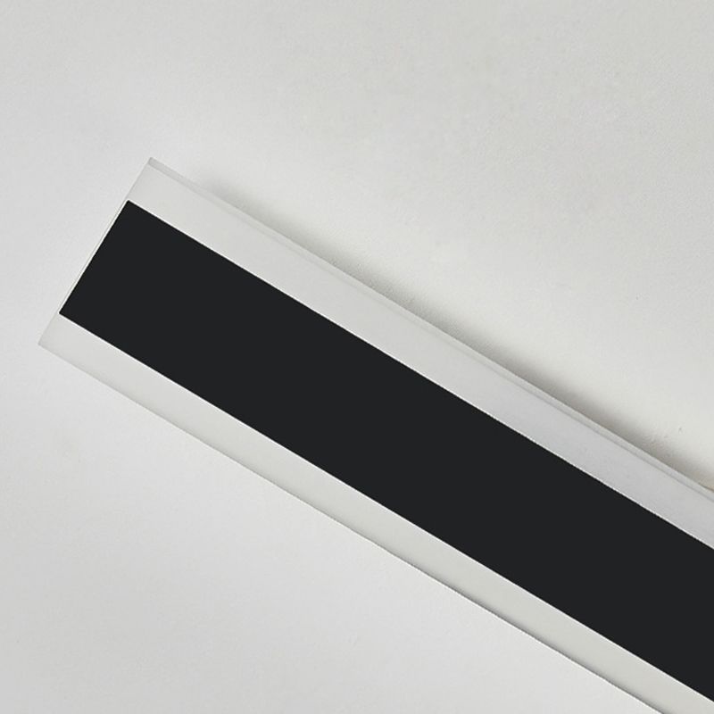 Linear Wall Lighting Modern Metal 1 Light Rustic Wall Sconces in Black