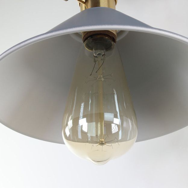 Cone Wall Light Sponce Nordic Minimalist Style Metal 1 Light Sponces