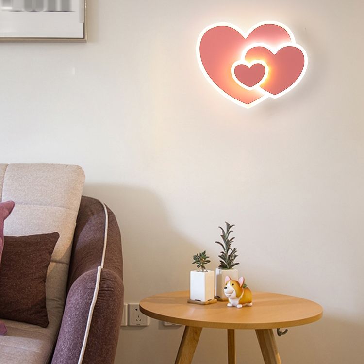 Contemporary Style Geometric Wall Lamps Metal Multi Lights Wall Mounted Lights