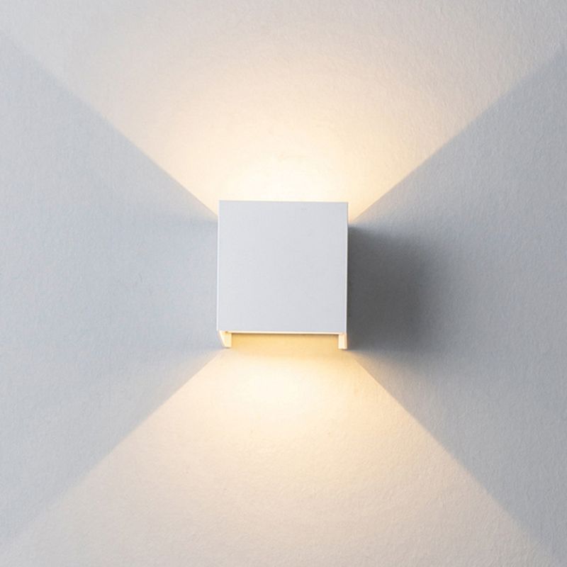 Metal Geometric Wall Light Sconces Minimalism 1 Light Wall Mounted Lamp