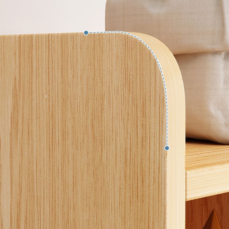 Modern Standard Bookshelf Matte Finish 11.81" W Engineered Wood Shelf for Living Room