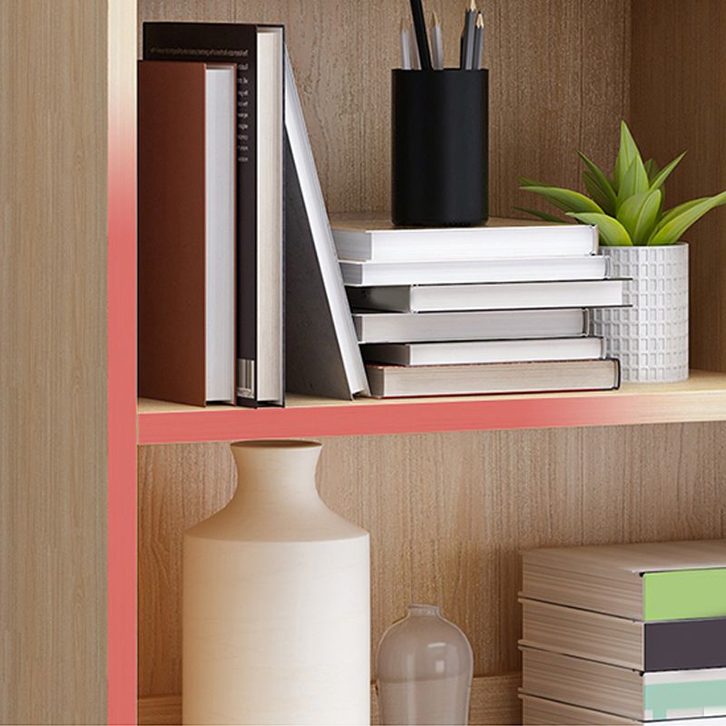 Modem Bookcase, Engineered Wood Standard Bookshelf With Rectangular Shelves