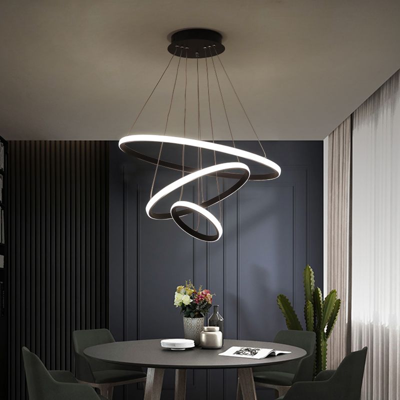 Contemporary Chandelier Lighting Fixture Multi-tier Chandelier Pendant Light for Bedroom