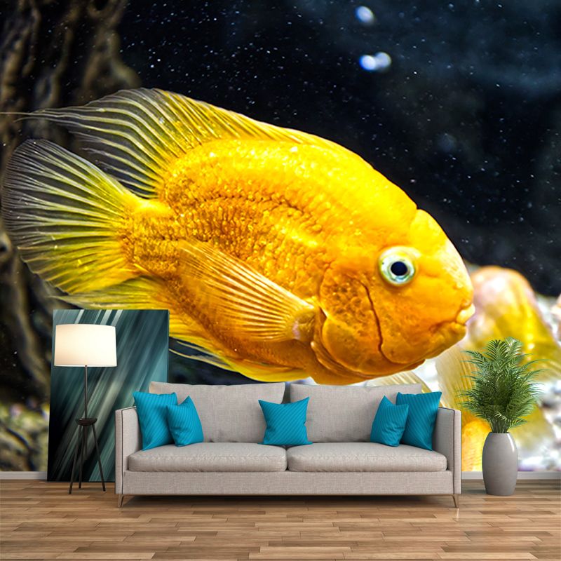 Underwater World Mural Wallpaper Photography Style for Guest Room Home Decor
