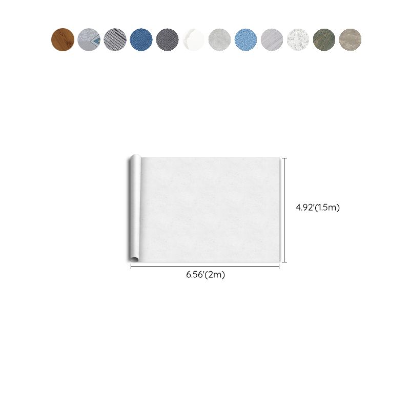 Rectangle Plastic Floor Water Resistant Fabric Look Floor Tiles