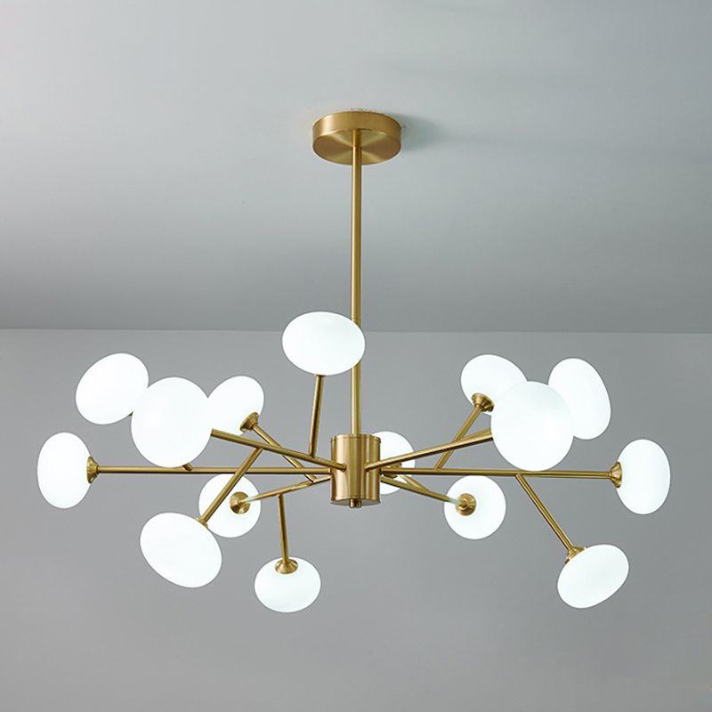 Lampadario in rame in rame a sospeso contemporaneo
