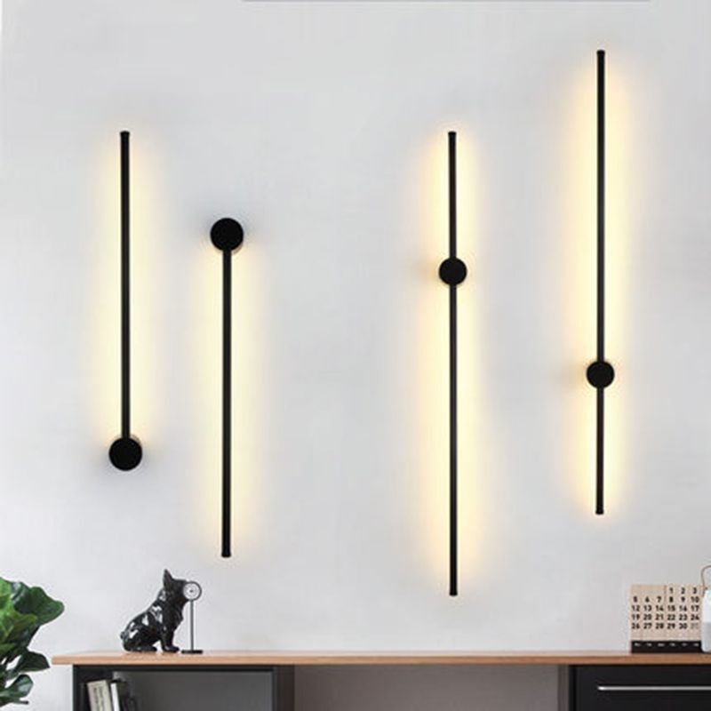Modern Simplicity Linear Wall Mounted Light Fixture Acrylic Wall Mount Light Fixture for Bedroom