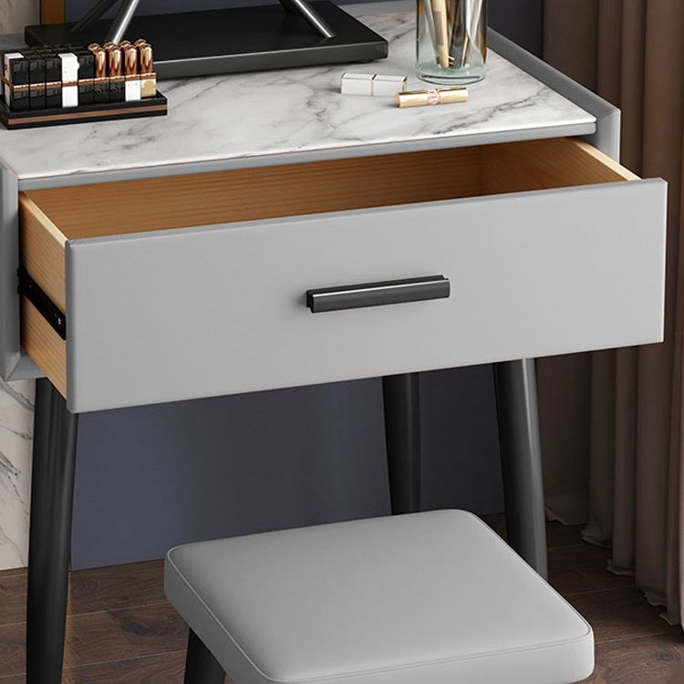Contemporary Wooden Makeup Vanity Desk 1 Drawer Vanity Dressing Table