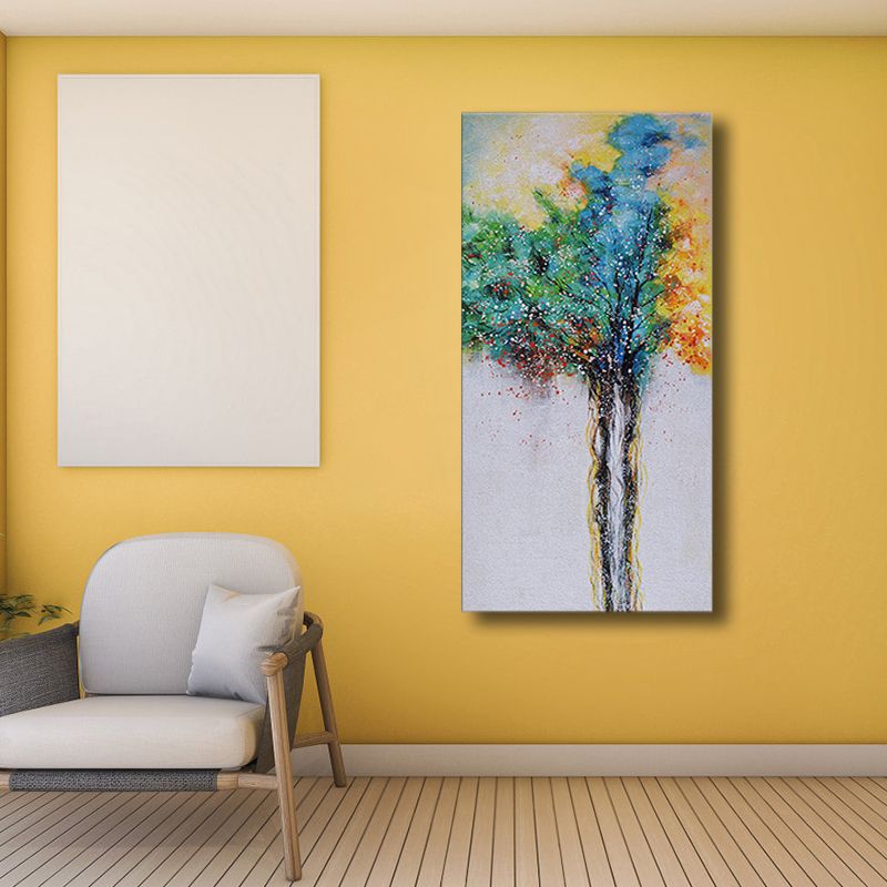 Textured Botany Wall Decor Contemporary Art Canvas Painting, Multiple Sizes Available