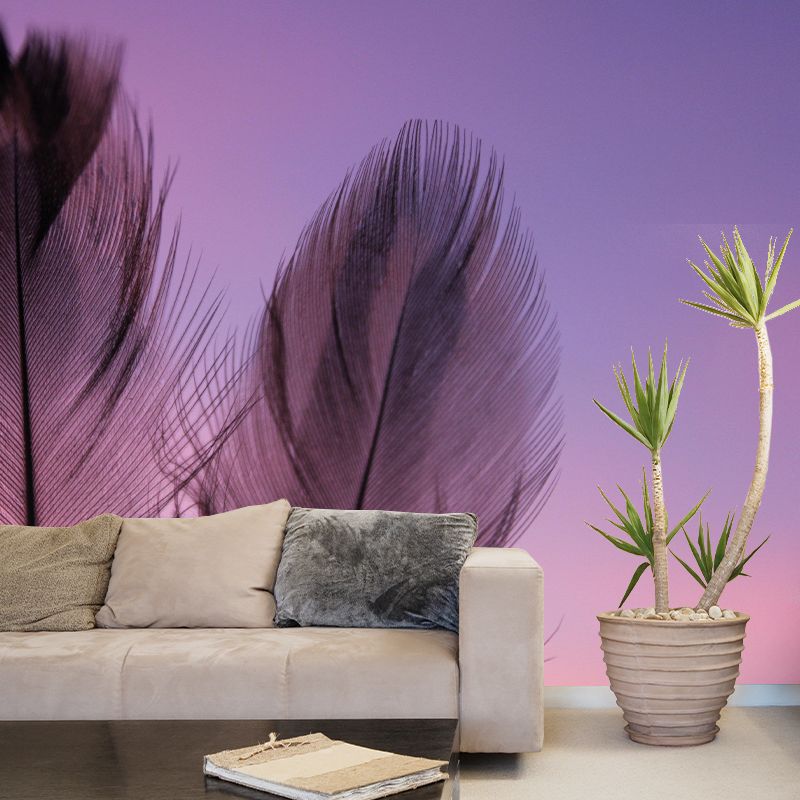 Environment Friendly Decorative Murals Feather Living Room Wall Murals