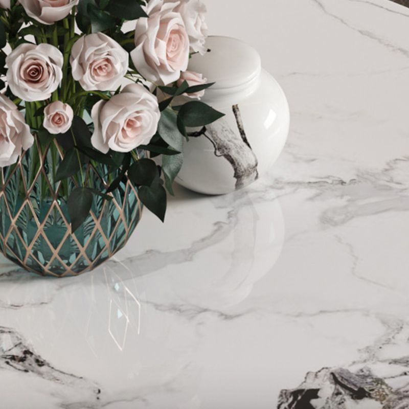 19"H Contemporary Corner Table Round Metal Accent Side Table