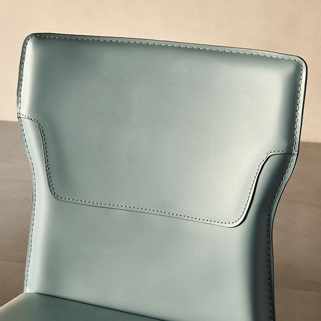Contemporary Style Chairs Armless Chair for Kitchen with Metal Legs
