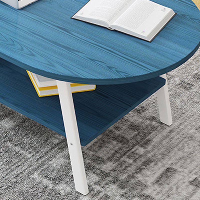 Contemporary Style Coffee Cocktail Table Wooden 4 Legs Coffee Table
