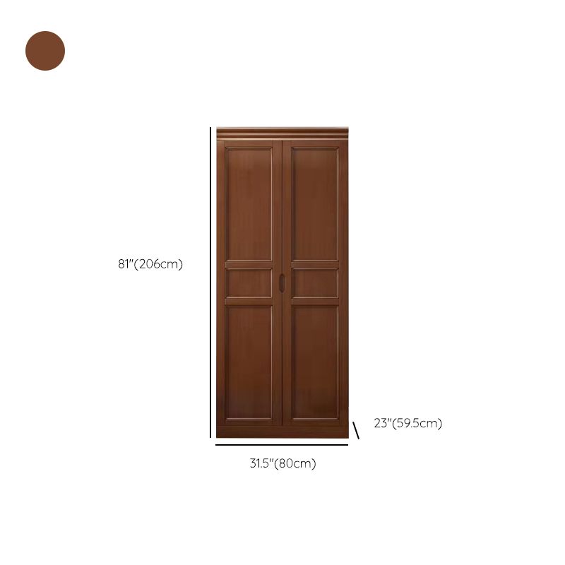 Matte Finish Cabinet for Bedroom Traditional Rubberwood Storage Cabinet