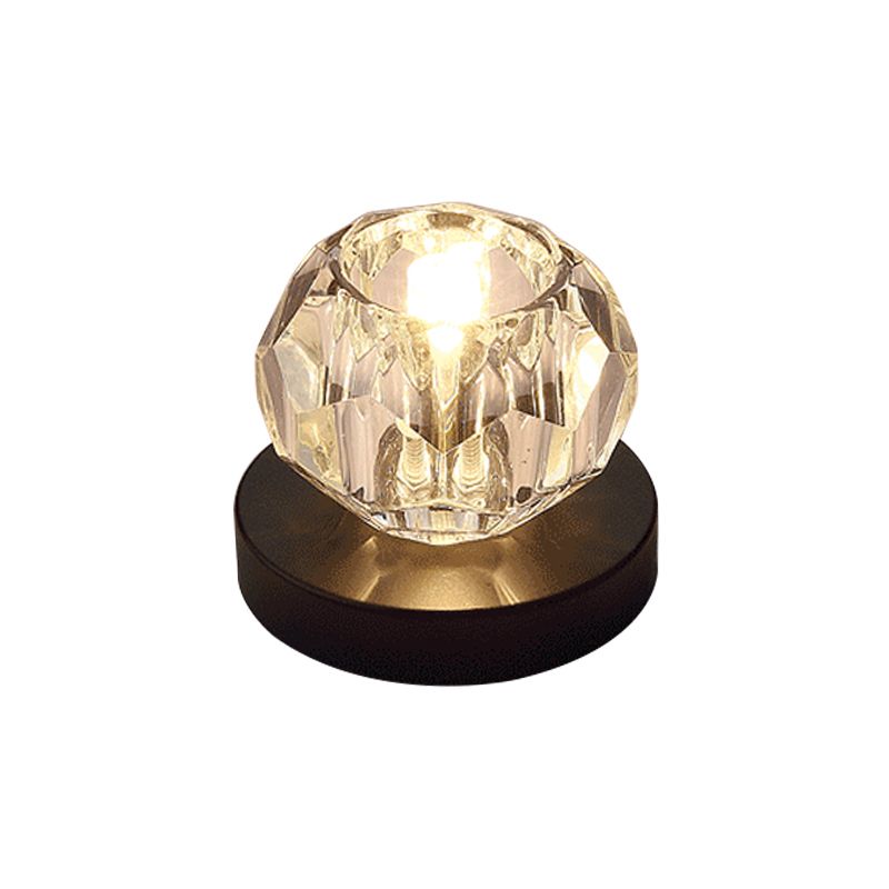 Globe gefacetteerde kristallen inbouwarmatuur Eenvoud LED dichtbij plafondlamp voor gang