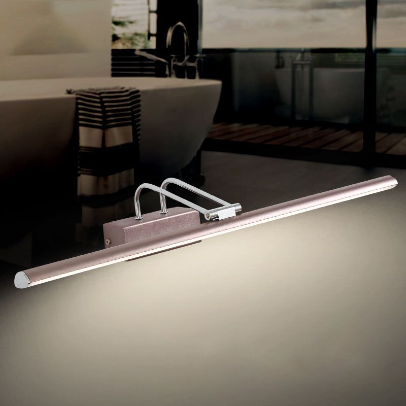 Luci di applique a parete lineare moderna Metal 1 Light Sconce Light con ombra acrilica