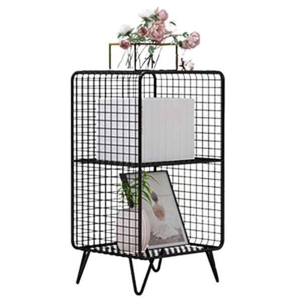 Modern Style Bookcase Standard Closed Back Metal Bookshelf for Home