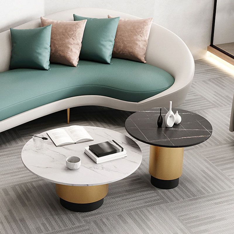 Curved Faux Leather Sofa with Tight Back for Living Room Modern Style