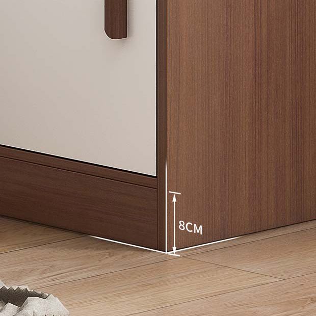 Engineered Wood Shelf Bookcase Scandinavian Corner Bookcase for Study Room