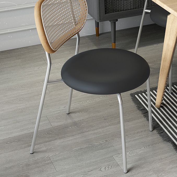 Chaise de salle à manger carrée de cuisine contemporaine