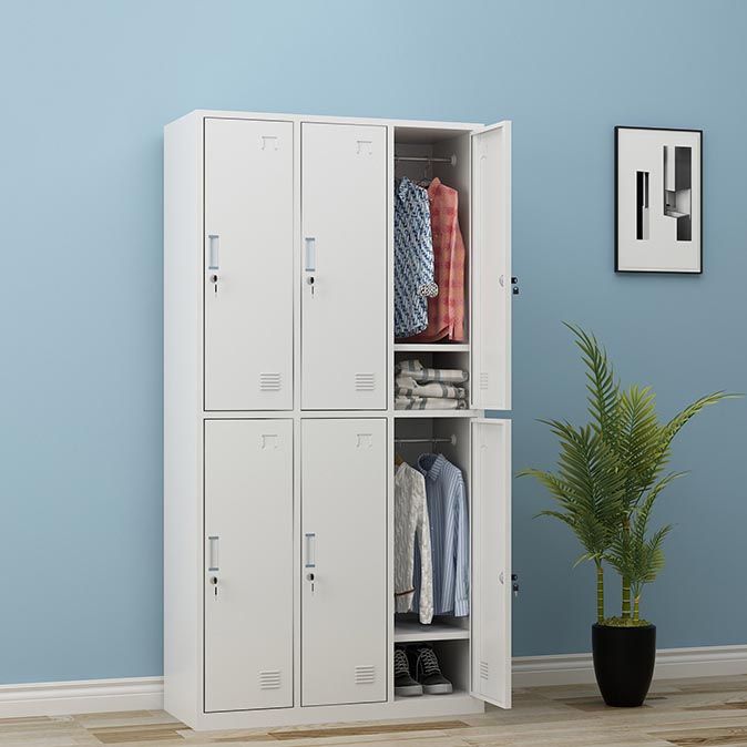 Contemporary Hinged Wardrobe Closet Steel Wardrobe Cabinet for Home