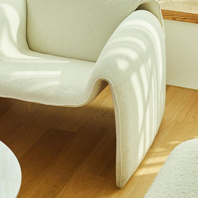 28.35" Wide Scandinavian Style Single Sofa Chair Polyester Arm Chair for Bedroom