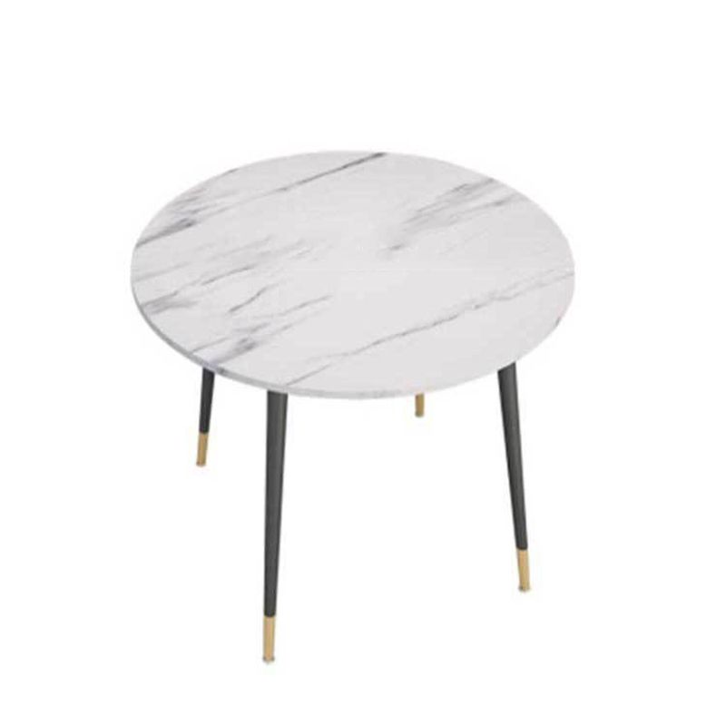 Contemporary Round Table Set 1/2/5 Pieces Dining Set for Kitchen