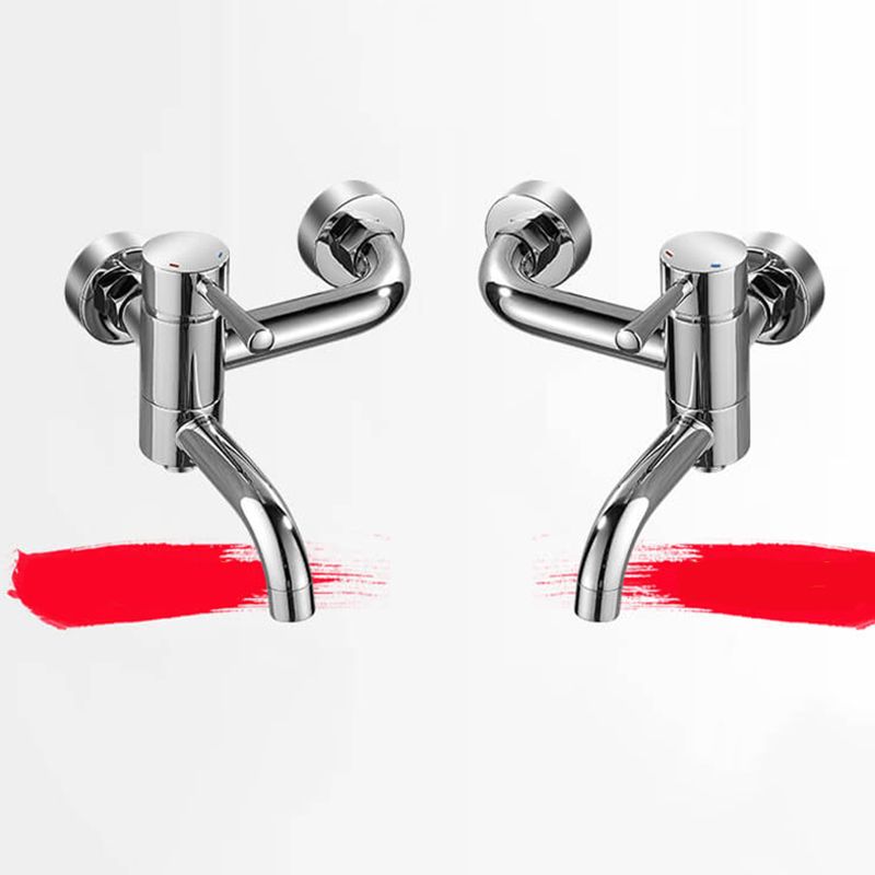 Popular Bathtub Faucet Swivel Spout Wall Mounted Tub Filler Trim