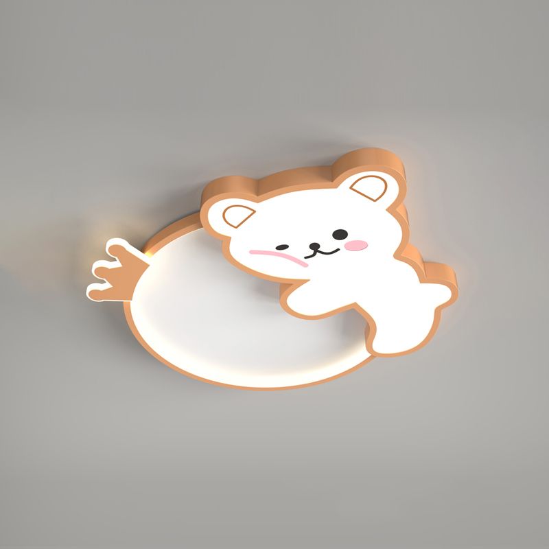 Ours Style Simple LED plafonniers belle lampe encastrée pour chambre chambre d'enfant