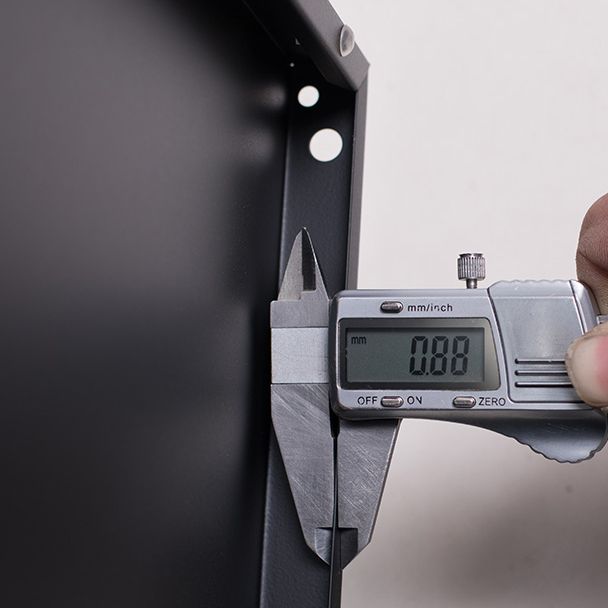 Black Steel Wardrobe Armoire Contemporary Hinged Wardrobe Cabinet