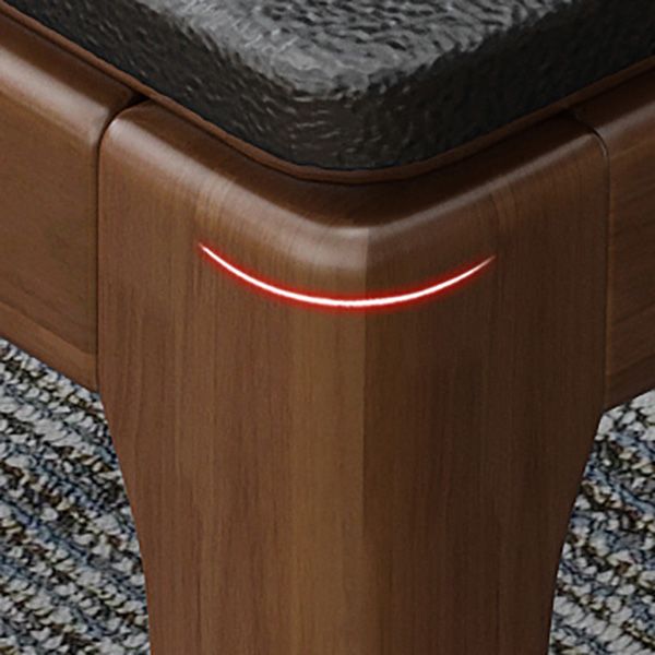 Contemporary Kitchen Dinner Table 4 Legs Solid Wood Dining Table