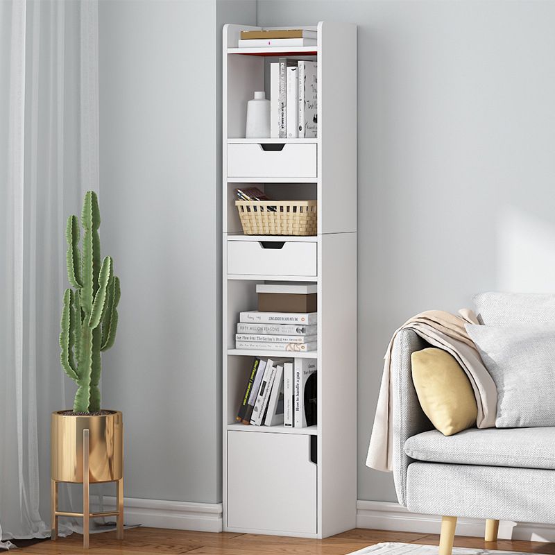 Contemporary Manufactured Wood Bookshelf Home Standard Bookcase