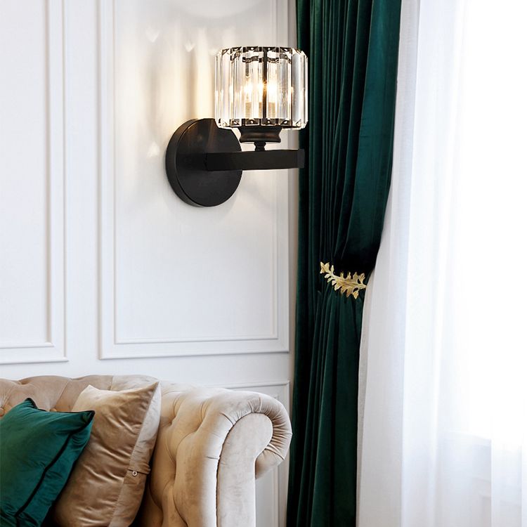 Zylindrische Wandleuchte modern