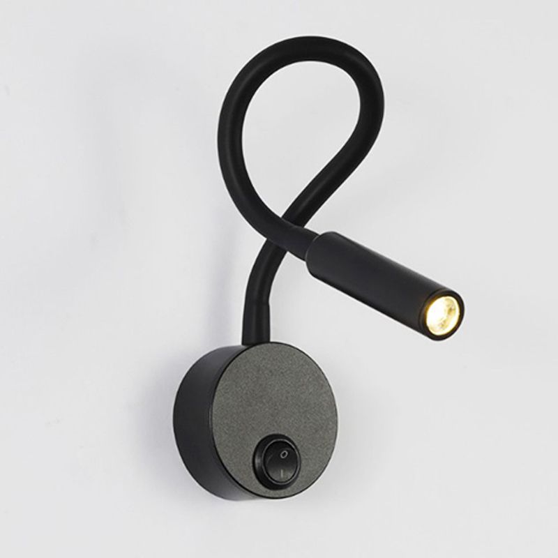 Metal Armed Wall Light Sconce Simplicity 1 Light Wall Mounted Lamp
