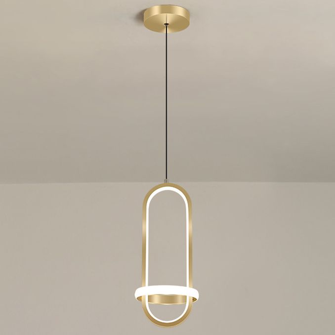 Style moderne forme linéaire lumières suspendues en métal luminaires suspendus