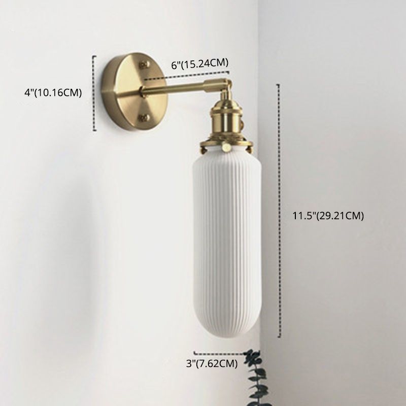 Postmodern Geometric Wall Mount Lighting Ceramic Wall Mounted Lighting for Bedroom