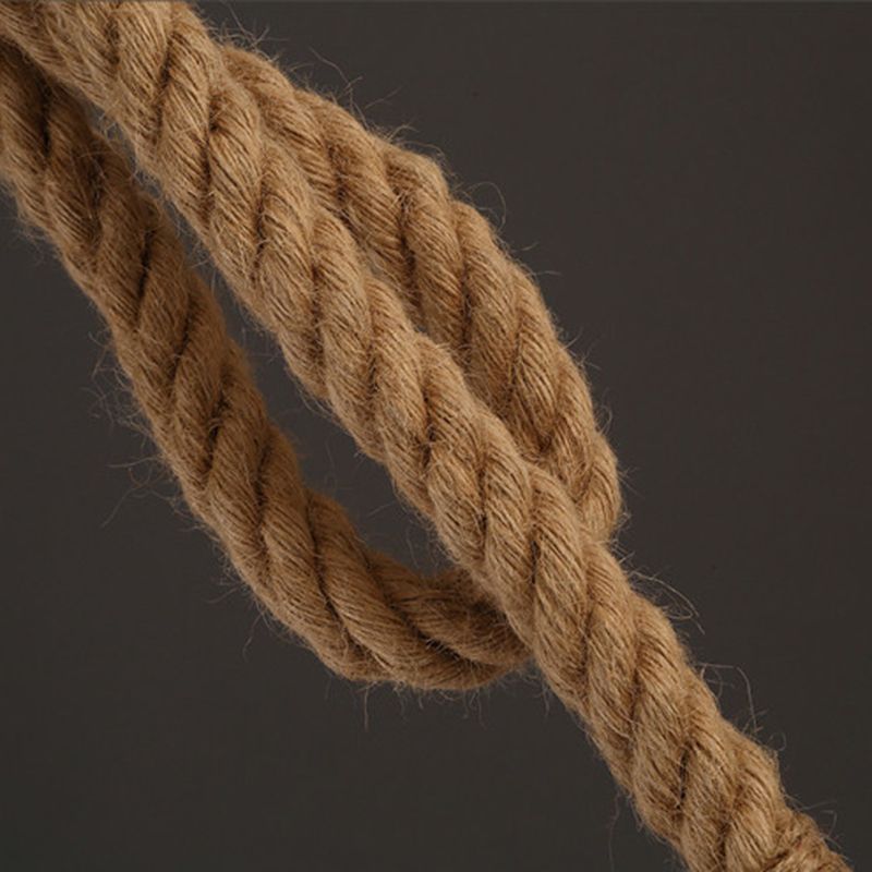 Rope Pendant Lighting Fixtures Industrial Multi Light Hanging Ceiling Lights