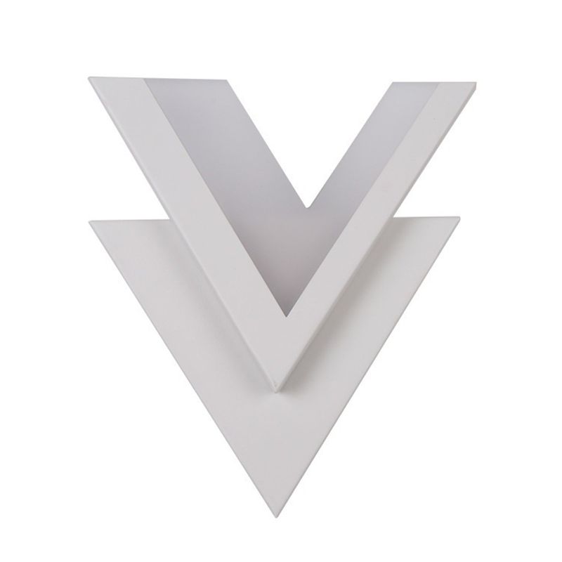 Lampe murale en forme de V personnalisée en V.