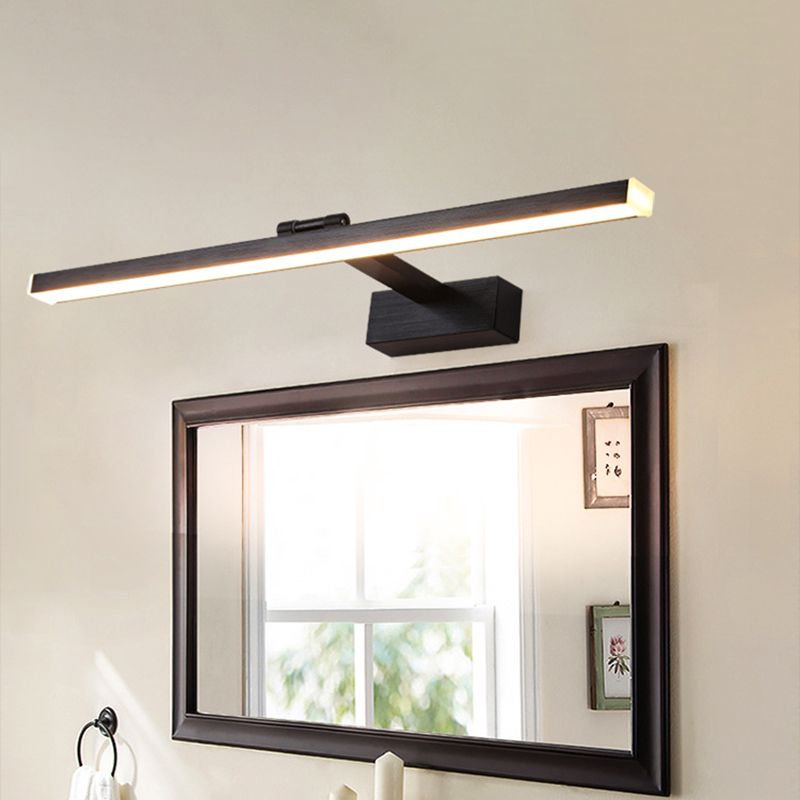 Acrylic Elongated Wall Light Fixture Simplicity LED Sconce Light Fixture for Bathroom