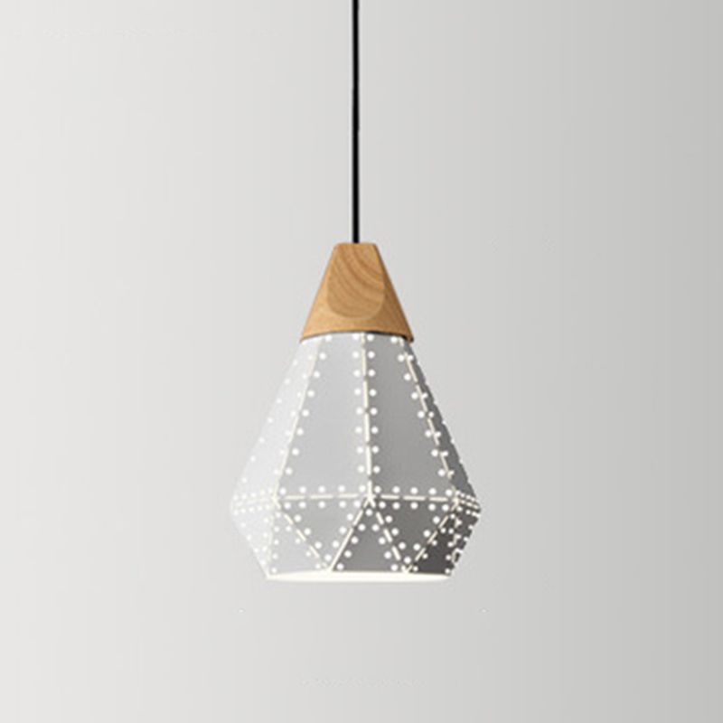 Modern Geometric Pendant Light Metal 1 Light Pendant