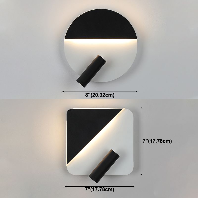 Minimalismo de metal Luz de pared Luz de luz LED LED LED para dormitorio