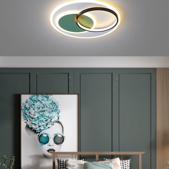 3-stufige oberflächenmontierte Deckenleuchte im nordischen Stil, Acryl-Schlafzimmer-LED-Einbauleuchte