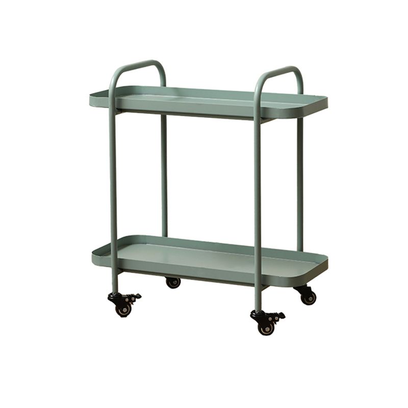 Tray Top Double Tier End Table Rectangular End Slide Table with Storage