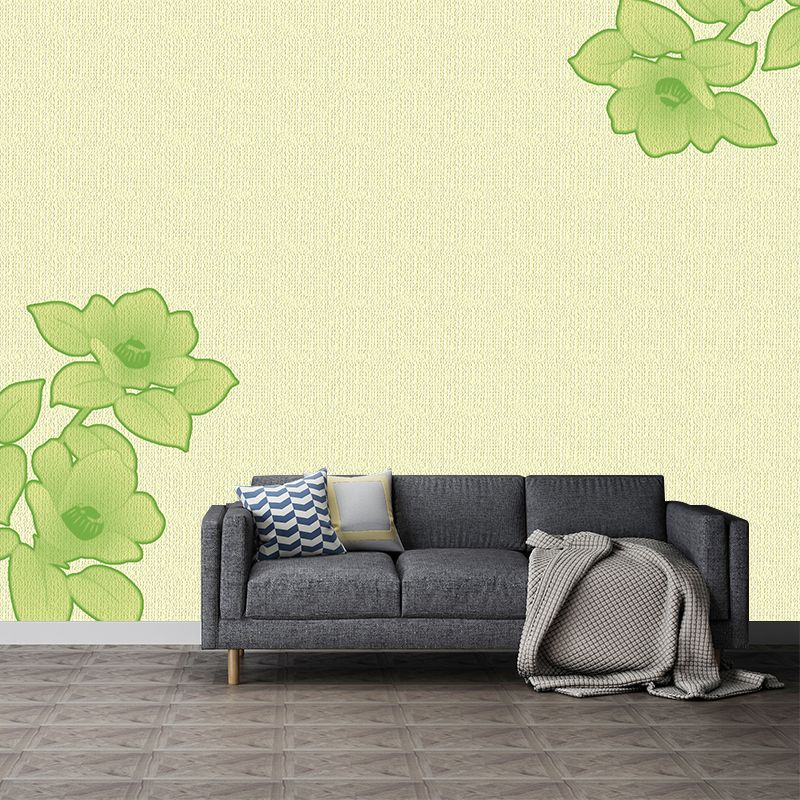 Illustration Environment Friendly Mural Wallpaper Plant Decoration Living Room Wall Mural