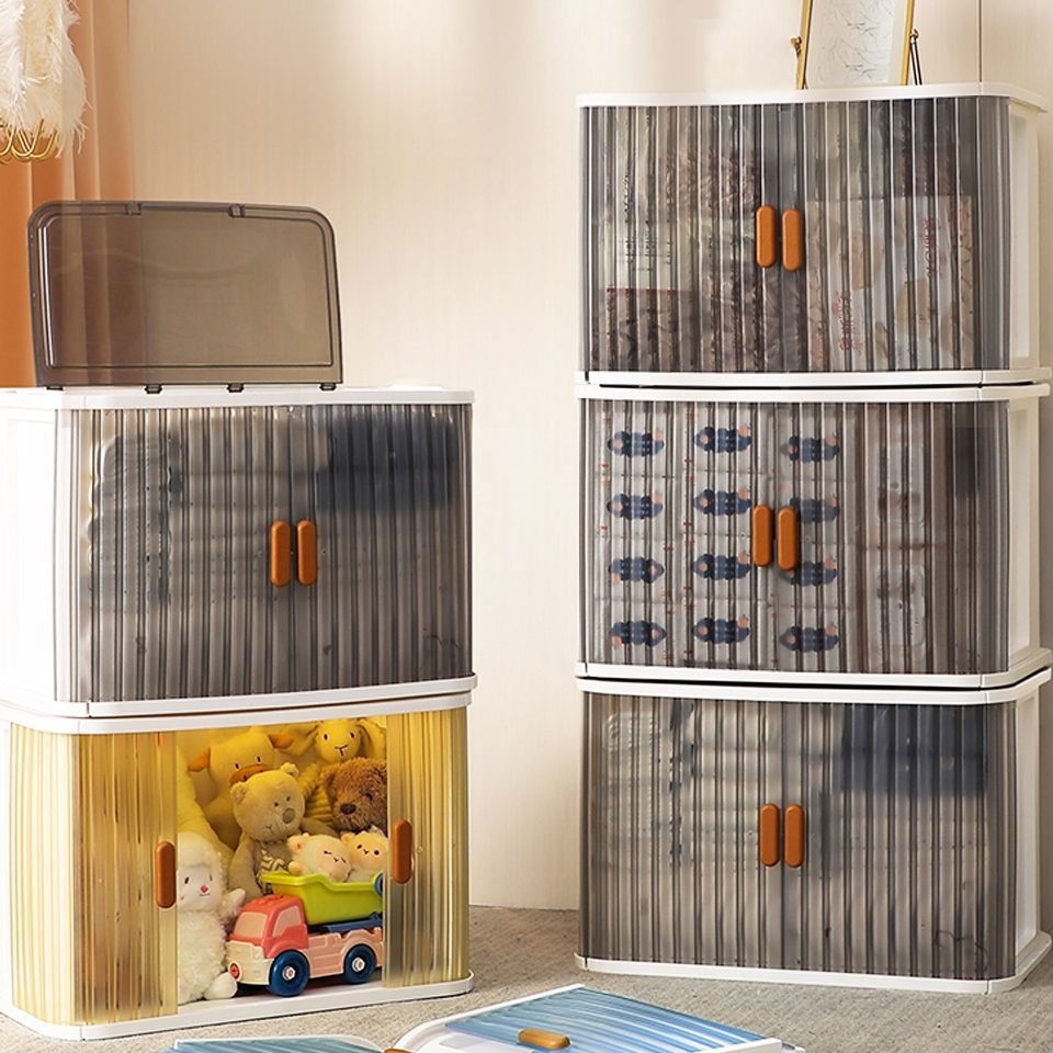 Modern Style Wooden Wardrobe Plastic Freestanding Wardrobe Closet for Bedroom