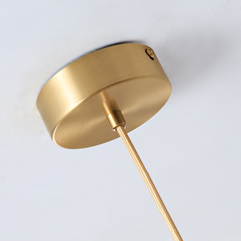 Kupferring -Anhänger Lichtkristall zeitgenössische LED Hängende Leuchten