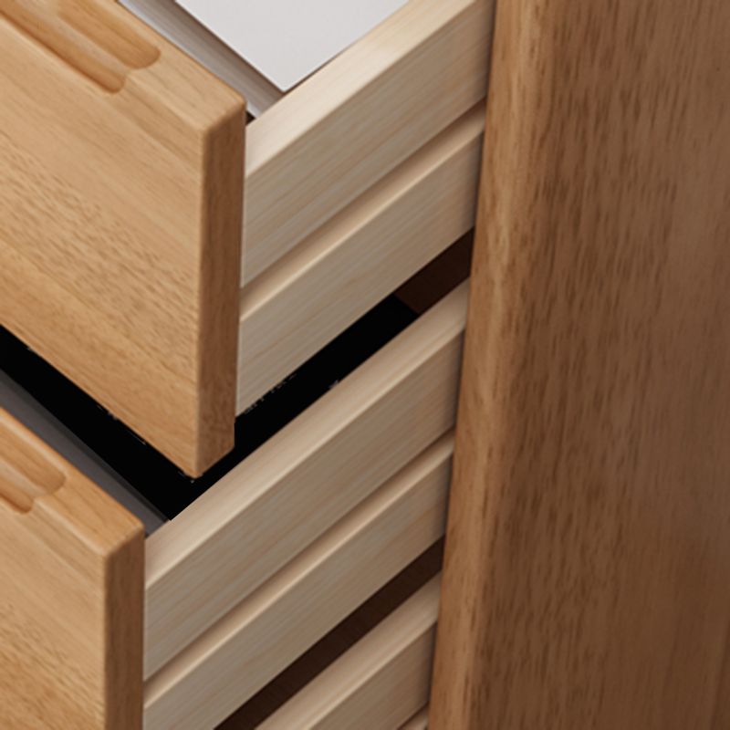 Contemporary Solid Wood Chest, Rectangle Accent Chest with Drawers